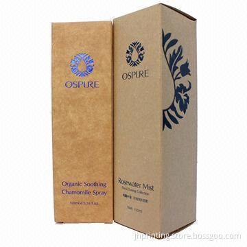 Cosmetic Packing Box, Blue Foil Stamping, OEM Orders are Welcome